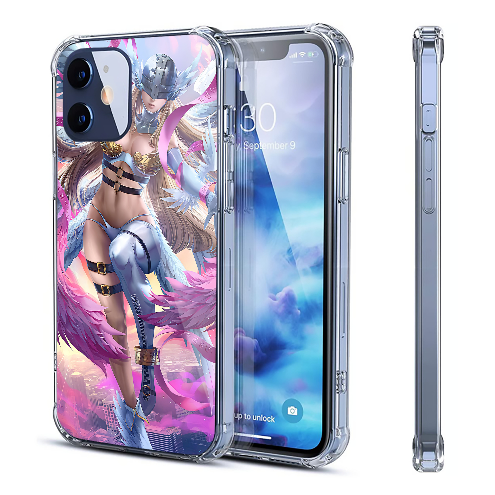 （画像用） Digimon デジタルモンスター/デジモン 【iPhone 12シリーズ対応】透明スマホケース（クリアソフトケース）
